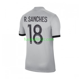 Fußballtrikots Paris Saint-Germain R.Sanches 18 Auswärts Trikotsatz 2022-2023